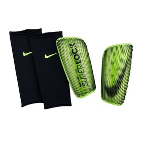 Футбольные щитки Nike Mercurial Lite Superlock Yellow/Black #grai.com.ua