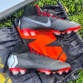 Бутсы Nike ID Mercurial Superfly 6 FG Black/Red #grai.com.ua
