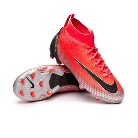 Детские бутсы Nike Mercurial Superfly VI Elite FG CR7 Red/Black #grai.com.ua