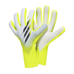 Вратарские перчатки Adidas X Pro Solar Yellow/Black/White #grai.com.ua