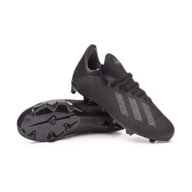 Детские бутсы adidas X 19.3 FG/AG Core Black/Silver Metallic grai.com.ua