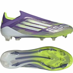 Бутси Adidas F50 Laceless Elite FG Purple Rush/White/Lucid Lemon