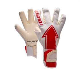 Вратарские перчатки Reusch Arrow Gold X White/Red #grai.com.ua