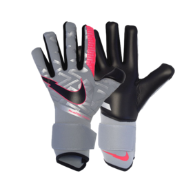 Вратарские перчатки Nike GK Phantom Shadow Particle Grey/Laser Crimson/Black #grai.com.ua