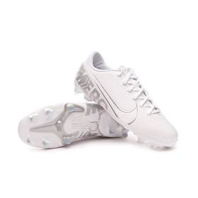 Детские бутсы Nike Mercurial Vapor XIII Academy MG White/Silver #grai.com.ua
