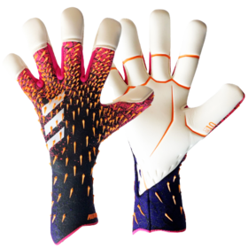 Вратарские перчатки Adidas Predator 21 Pro Hybrid Promo Black/Shock Pink/Collegiate Purple/White #grai.com.ua