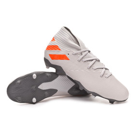 Детские бутсы adidas Nemeziz 19.3 FG/AG Grey Two/Solar Orange/Chalk White #grai.com.ua