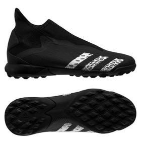 Сороконожки Adidas Predator Freak.3 Laceless TF Core Black/Footwear White #grai.com.ua