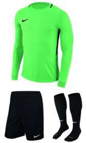 Вратарская форма Nike Dry Park III Green/Black #grai.com.ua