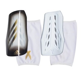 Футбольные щитки adidas X 20 League Grey One/Black/Gold Metallic #grai.com.ua