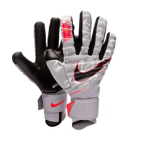 Вратарские перчатки Nike GK Phantom Elite ACC Particle Grey/Laser Crimson/Black #grai.com.ua