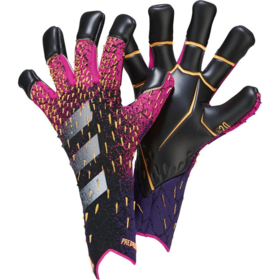 Вратарские перчатки Adidas Predator 21 Pro Hybrid Black/Shock Pink/Collegiate Purple/White #grai.com.ua
