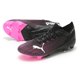 Бутсы PUMA ULTRA 1.1 FG/AG Puma Black/Luminous Pink #grai.com.ua