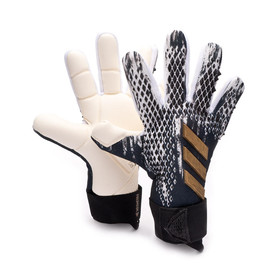 Вратарские перчатки Adidas Predator 20 Competition Black/White/Gold Metallic #grai.com.ua