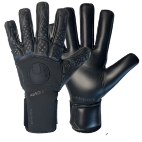 Вратарские перчатки Uhlsport Hyperblack Absolutgrip HN Black #grai.com.ua