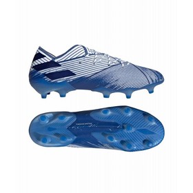 Бутсы adidas Nemeziz 19.1 FG/AG White/Blue/Blue #grai.com.ua