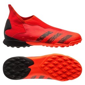 Детские сороконожки adidas Predator Freak.3 Laceless TF Red/Core Black/Solar Red #grai.com.ua
