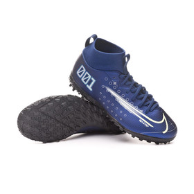 Детские сороконожки Nike Mercurial Superfly VII Academy MDS TF Blue/Barely/White/Black #grai.com.ua