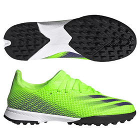 Детские сороконожки adidas X Ghosted.3 TF Signal Green/Energy Ink/Signal Green #grai.com.ua