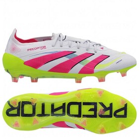 Бутси Adidas Predator Elite FG White/Lucid Pink/Lucid Lemon