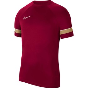 Футболка Nike Academy 21 Training Top Team Red/White/Jersey Gold #grai.com.ua