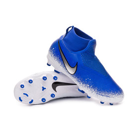 Детские бутсы Nike Phantom Vision Academy DF MG Blue/White #grai.com.ua