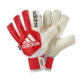 Вратарские перчатки adidas Classic Fingersave White/Red/Black Вратарские перчатки adidas Classic Fingersave White/Red/Black