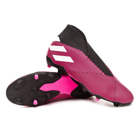 Бутсы adidas Nemeziz 19.3 FG/AG Laceless Pink/Black/White #grai.com.ua