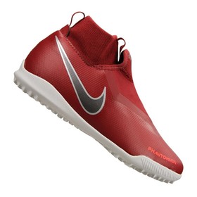 Детские сороконожки Nike Phantom Vision Academy DF TF Red/Grey/Crimson #grai.com.ua