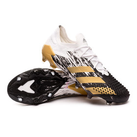 Бутсы adidas Predator 20.1 Low FG White/Gold Metallic/Black #grai.com.ua