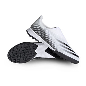 Детские сороконожки Adidas X Ghosted.3 LL TF White/Core Black/White #grai.com.ua