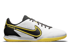 Футзалки Nike Tiempo Legend 9 Pro IN White/Black/Yellow #grai.com.ua
