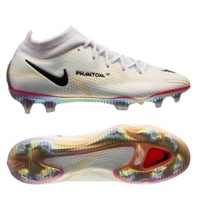 Бутсы Nike Phantom GT 2 DF Elite FG White/Black/Bright Crimson/Pink #grai.com.ua
