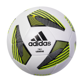 Футбольный мяч Adidas TIro League TSBE White/Black/Silver Metalic/Team Solar Yellow #grai.com.ua