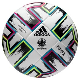 Футзальный мяч adidas Uniforia League Sala EURO 2020 White/Black/Green/Bright Cyan #grai.com.ua