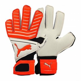 Вратарские перчатки Puma One Grip 17.2 IC White/Red/Black Вратарские перчатки Puma One Grip 17.2 IC White/Red/Black