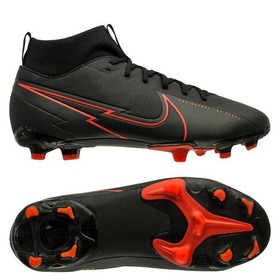 Детские бутсы Nike Mercurial Superfly VII Academy MG Black/Dark Smoke Grey/Chile Red #grai.com.ua