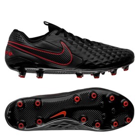 Бутсы Nike Tiempo Legend VIII Elite AG-PRO Black/Dark Smoke Grey/Red #grai.com.ua