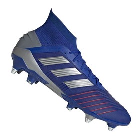 Бутсы adidas Predator 19.1 SG Blue/Silver/Red #grai.com.ua