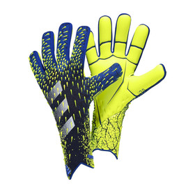 Вратарские перчатки Adidas Predator 21 Pro Black/Team Royal Blue/Solar Yellow/White #grai.com.ua