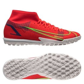 Сороконожки Nike Mercurial Superfly 8 Academy TF Bright Crimson/Metallic Silver #grai.com.ua