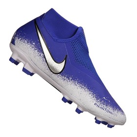 Бутсы Nike Phantom Vision Academy DF MG Blue/White #grai.com.ua