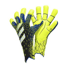 Вратарские перчатки Adidas Predator 21 Pro Hybrid Black/Team Royal Blue/Solar Yellow/White #grai.com.ua