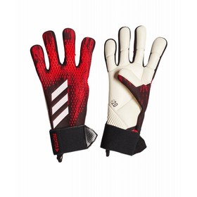 Вратарские перчатки adidas Predator Competition Black/Red #grai.com.ua