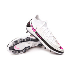 Бутсы Nike Phantom GT Elite DF AG-PRO White/Pink Blast/Black #grai.com.ua