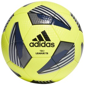 Футбольный мяч Adidas Tiro League TB White/Black/Silver Metal/Team Solar Yellow #grai.com.ua