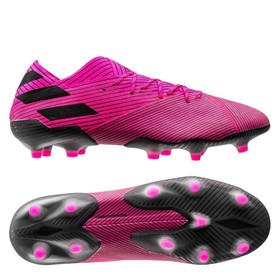 Бутсы футбольные adidas Nemeziz 19.1 FG/AG Pink/Black #grai.com.ua