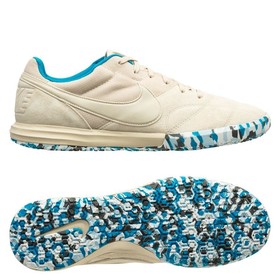 Футзалки Nike Tiempo Premier II Sala Oatmeal/Laser Blue #grai.com.ua