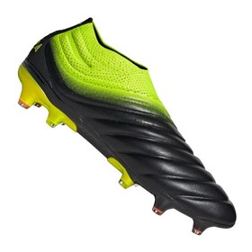 Бутсы adidas Copa 19+ FG/AG Black/Yellow #grai.com.ua