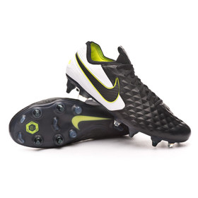 Бутсы Nike Tiempo Legend VIII Elite SG-PRO Anti-Clog Black/White #grai.com.ua